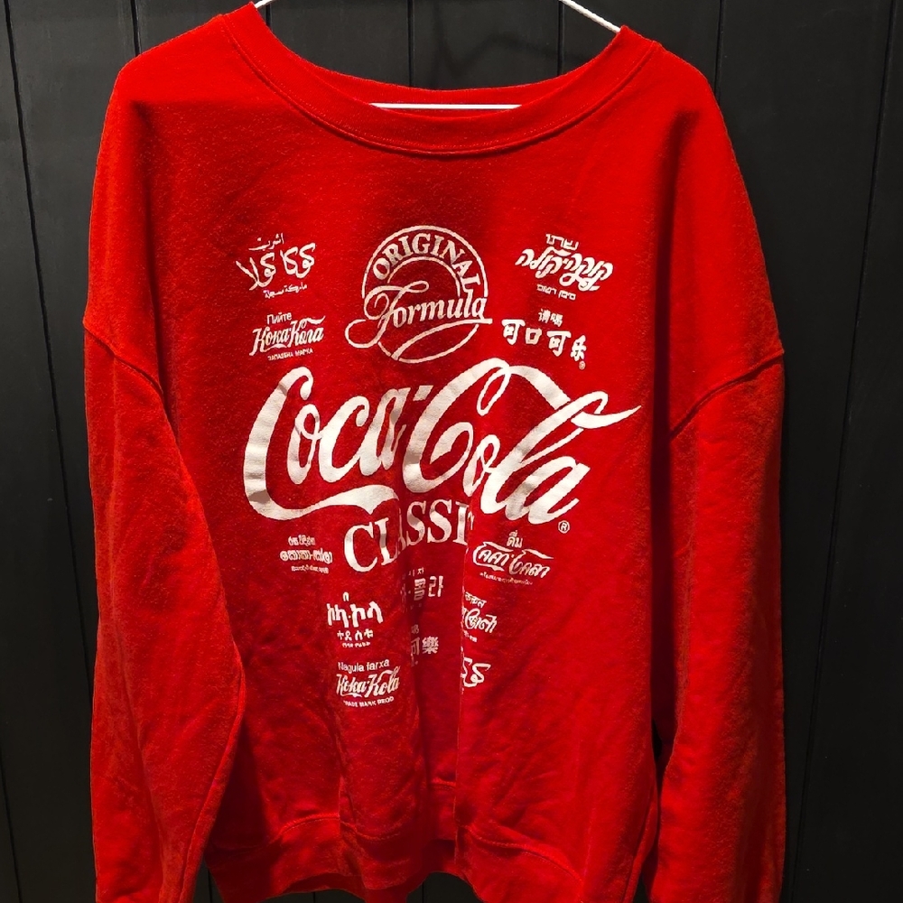 Coca Cola Original Formula Red Crewneck Sweater